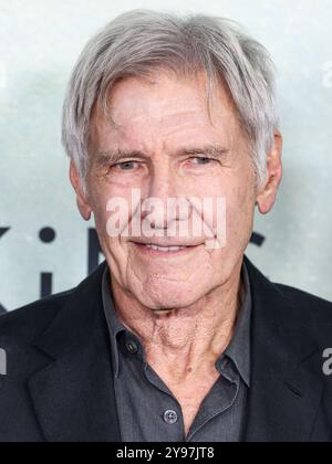 West Hollywood, United States. 08th Oct, 2024. WEST HOLLYWOOD, LOS ANGELES, CALIFORNIA, USA - OCTOBER 08: Harrison Ford arrives at the World Premiere Of Apple TV  Series' 'Shrinking' Season 2 held at the Pacific Design Center on October 8, 2024 in West Hollywood, Los Angeles, California, United States. (Photo by Xavier Collin/Image Press Agency) Credit: Image Press Agency/Alamy Live News Stock Photo