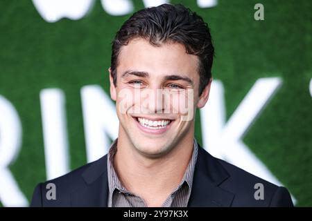 West Hollywood, United States. 08th Oct, 2024. WEST HOLLYWOOD, LOS ANGELES, CALIFORNIA, USA - OCTOBER 08: Tanner Zagarino arrives at the World Premiere Of Apple TV  Series' 'Shrinking' Season 2 held at the Pacific Design Center on October 8, 2024 in West Hollywood, Los Angeles, California, United States. (Photo by Xavier Collin/Image Press Agency) Credit: Image Press Agency/Alamy Live News Stock Photo