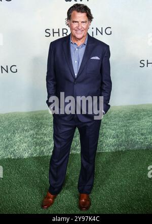 West Hollywood, United States. 08th Oct, 2024. WEST HOLLYWOOD, LOS ANGELES, CALIFORNIA, USA - OCTOBER 08: Ted McGinley arrives at the World Premiere Of Apple TV  Series' 'Shrinking' Season 2 held at the Pacific Design Center on October 8, 2024 in West Hollywood, Los Angeles, California, United States. (Photo by Xavier Collin/Image Press Agency) Credit: Image Press Agency/Alamy Live News Stock Photo