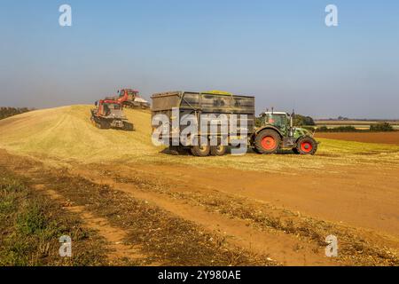 Piston Bully tracked bulldozer vehicle building silage clamp of ...