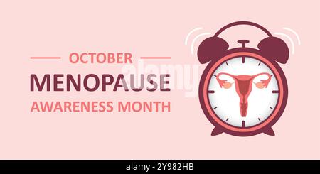 menopause awareness month female health concept vector illustration ...