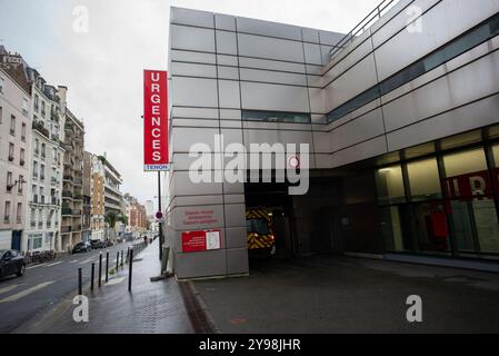 Paris, France. 07th Oct, 2024. Illustration of the emergency at Tenon Hospital in Paris, France on October 7, 2024. Photo by Pierrick Villette/ABACAPRESS.COM Credit: Abaca Press/Alamy Live News Stock Photo