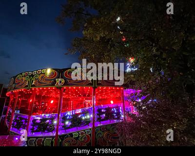 Ride at Chipping Norton Mop Fair in the Cotswolds Stock Photo