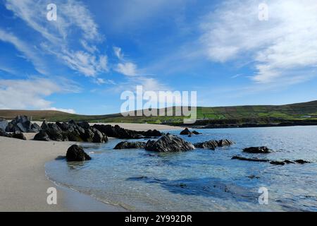 The beach at Ballydonegan, Allihies, on the west coast of County Cork, Ireland - John Gollop Stock Photo