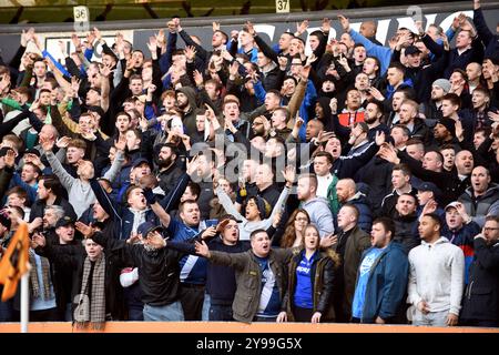 Supporters fans of Birmingham City Football Club at Molineux 13/03/2016 Stock Photo