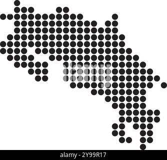 Costa Rica Map Icon Element Design Stock Vector Image & Art - Alamy