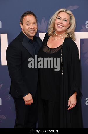 London, UK. October 9th, 2024. Stephen Graham and Hannah Walters arriving at the BFI London Film Festival’s Opening Night Gala of Blitz. Credit: Doug Peters/EMPICS/Alamy Live News Stock Photo