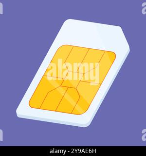 Sim vector illustration. network sim illustration. mobile call SIM Card vector icon Stock Vector