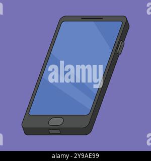 Smartphone vector illustration. Mobile Phone illustration icon. phone vector Stock Vector