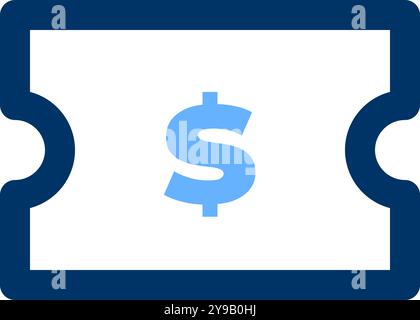 Price symbol icon for business in pictogram color outline editable stroke illustration Stock Vector