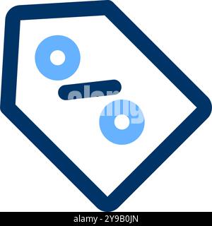 Sale icon symbol for business in pictogram color outline editable stroke illustration Stock Vector