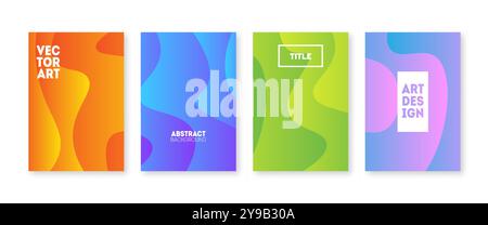 Minimal covers design set. Stock Vector