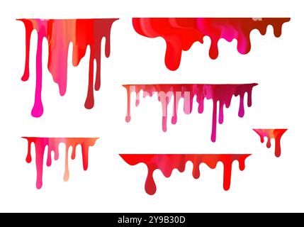 Red paint splatter Stock Vector