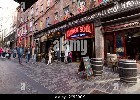 City bar in Liverpool, UK Stock Photo