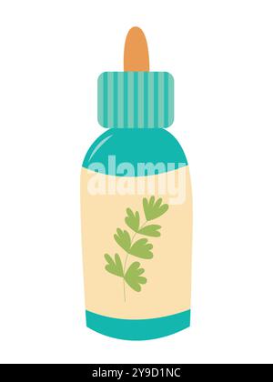 Bottle with aroma oil vector Stock Vector
