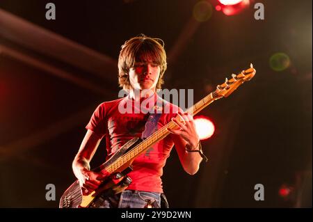 June 29, 2024: Tye Trujillo performs with Suicidal Tendencies at the Hellfest Open Air festival in Clisson, France Stock Photo