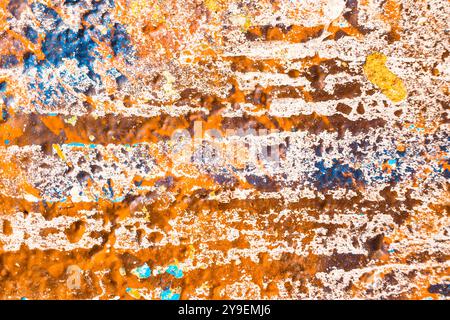 Grunge multicolour wall. High resolution vintage background. Stock Photo