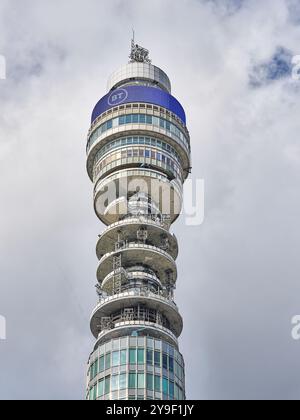 BT tower, Fitzrovia, London, England. Stock Photo