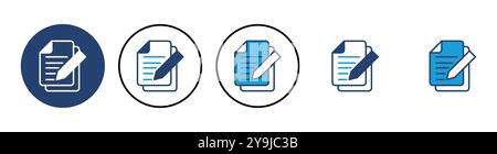 Note icon vector. notepad icon vector Stock Vector