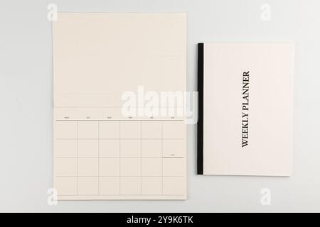 Various notes on a white background Stock Photo