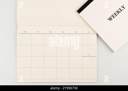 Various notes on a white background Stock Photo