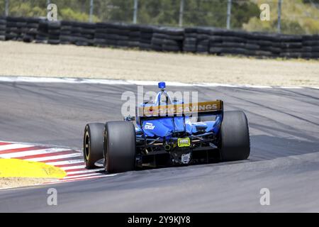 KYFFIN SIMPSON (R) (4) of Bridgetown, Barbados practices for the Firestone Grand Prix of Monterey at WeatherTech Raceway Laguna Seca in Salinas, CA Stock Photo