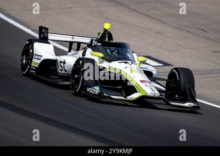 JACK HARVEY (18) of Bassingham, England practices for the Hy-Vee Homefront 250 at Iowa Speedway in Newton, IA Stock Photo