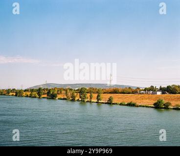 New Danube ,Neue Donau, Vienna, Austria, Europe. Stock Photo