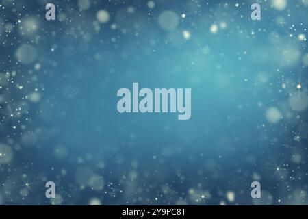 christmas magic lights background with bokeh Stock Photo