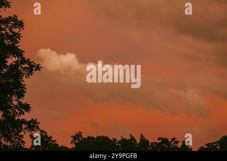Unusal Sky color and pattern background Stock Photo