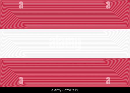 Austria National Day October 26. Scribble style Austria flag (Flagge Österreichs) vector background. Poster, card, banner. Stock Vector