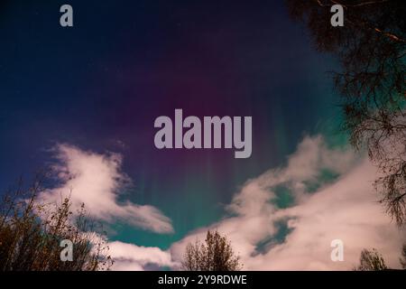 Major Aurora Display Across The Alaska The northern lights aurora