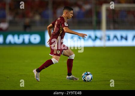 MATURIN, VENEZUELA - OCTOBER 10: Jefferson Savarino during the South American FIFA World Cup 2026 Qualifier match between Venezuela and Argentina at Estadio Monumental de Maturin on october 10, 2024 in Maturin, Venezuela. Foto: Luis Morillo/Alamy Live News Stock Photo