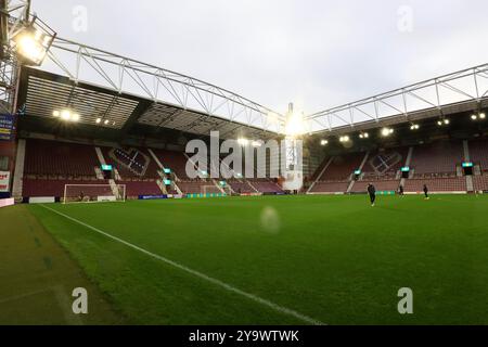 Tynecastle, Edinburgh, UK. 11th Oct, 2024. UEFA U21 Euro Qualifier Football, Scotland U21s versus Belgium U21s; Tynecastle Park awaits the fans Credit: Action Plus Sports/Alamy Live News Stock Photo