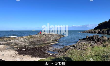 Villa Vie Odyssey Residential Cruise Ship in Belfast Lough near Bangor Stock Photo