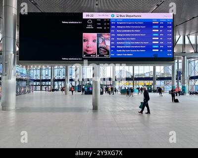 Belfast Grand Central Station Stock Photo