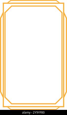 intricate victorian border frame cartoon vector illustration Stock ...