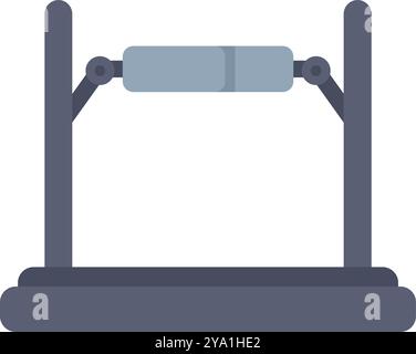 Electric industrial guillotine machine is cutting paper material on a white background Stock Vector