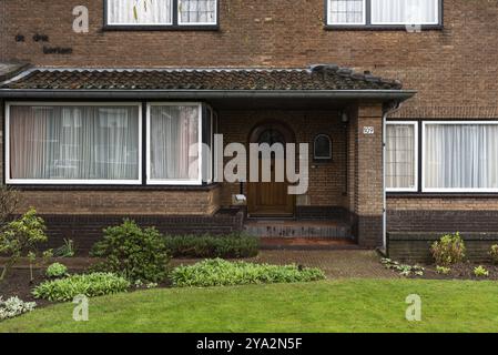 Echt, Limburg, The Netherlands, 04 07 2022, Regular brick stone house facade, Europe Stock Photo