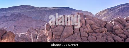 Dades Gorge is a beautiful road between the Atlas Mountains in Morocco, Africa. Web banner in panoramic view Stock Photo