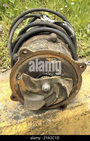 broken impeller on a sewage pump Stock Photo - Alamy