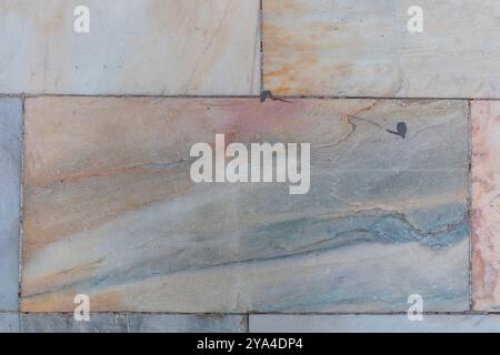 Texture of marble slabs on the floor Stock Photo