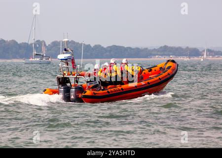 Cowes, Isle of Wight, UK - August 1 2024: Cowes Lifeboat, Atlantic 85 Class Sheena Louise Stock Photo