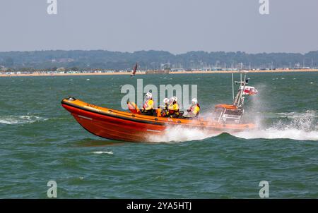 Cowes, Isle of Wight, UK - August 1 2024: Cowes Lifeboat, Atlantic 85 Class Sheena Louise Stock Photo