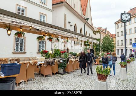 People Walking in the Old Town Prague Czech Republic Stock Photo