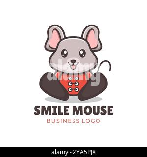 Mouse Logo Modern Vector Design Template Stock Vector