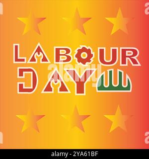 Labour Day, often referred to as International Workers' Day or May Day, is celebrated on the 1st of May in many countries around the world. Stock Vector