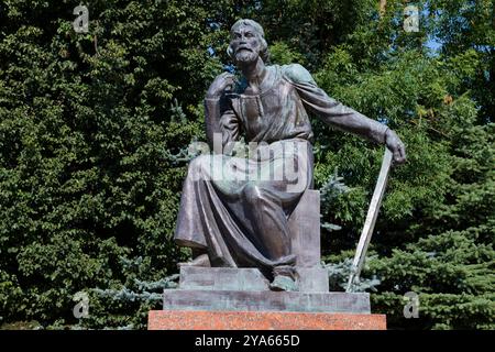 SMOLENSK, RUSSIA - JULY 13, 2024: Fyodor Kon - the chief architect of the Smolensk fortress. Close-up Stock Photo