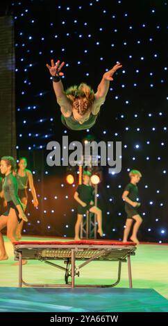 Brentwood Essex 12th Oct 2024 London Festival of Gymnastics 2024 Credit: Ian Davidson/Alamy Live News Stock Photo