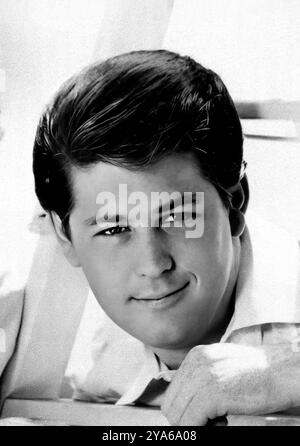 Brian Wilson. Portrait of singer and songwriter who co-founded The Beach Boys, Brian Douglas Wilson (b.1942). Publicity shot, 1965 Stock Photo